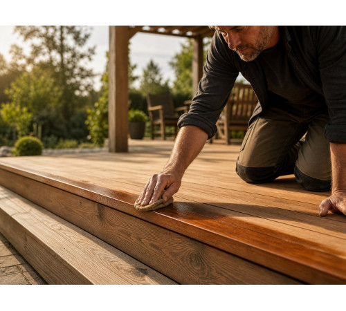 Защитное масло Wood & House для террасы и настила